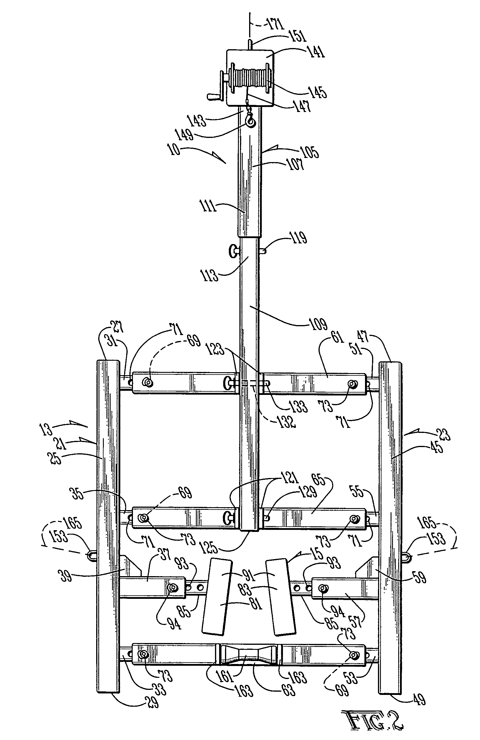 Portable mooring device for small watercraft