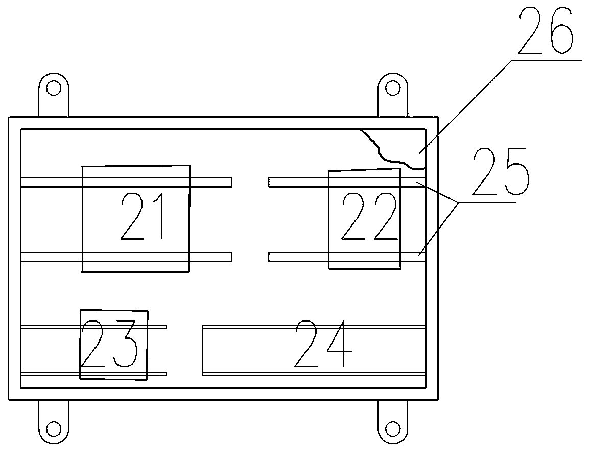 Automatic alarm honeycomb fire flue