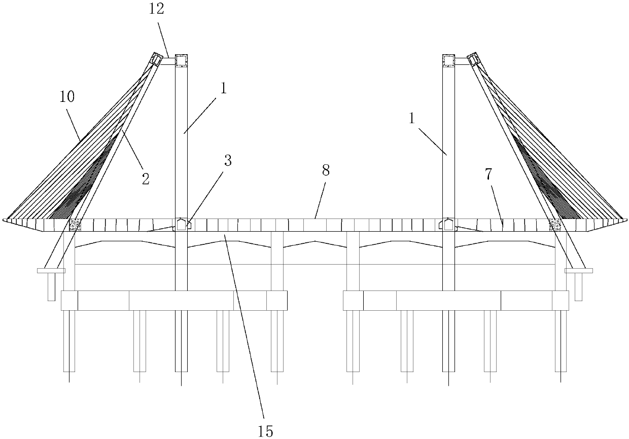 Floating and towing construction method of long-span eccentric leaning steel box tie rod arch bridge