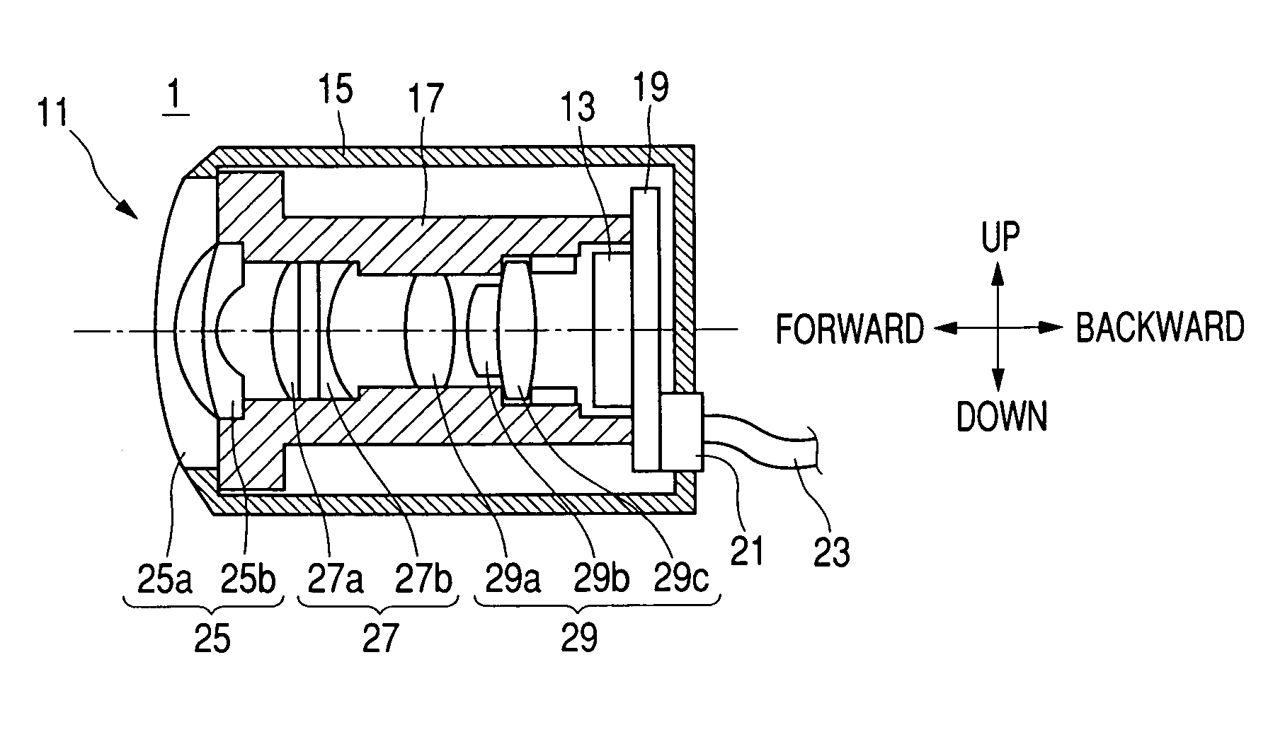 Camera unit and apparatus for monitoring vehicle periphery