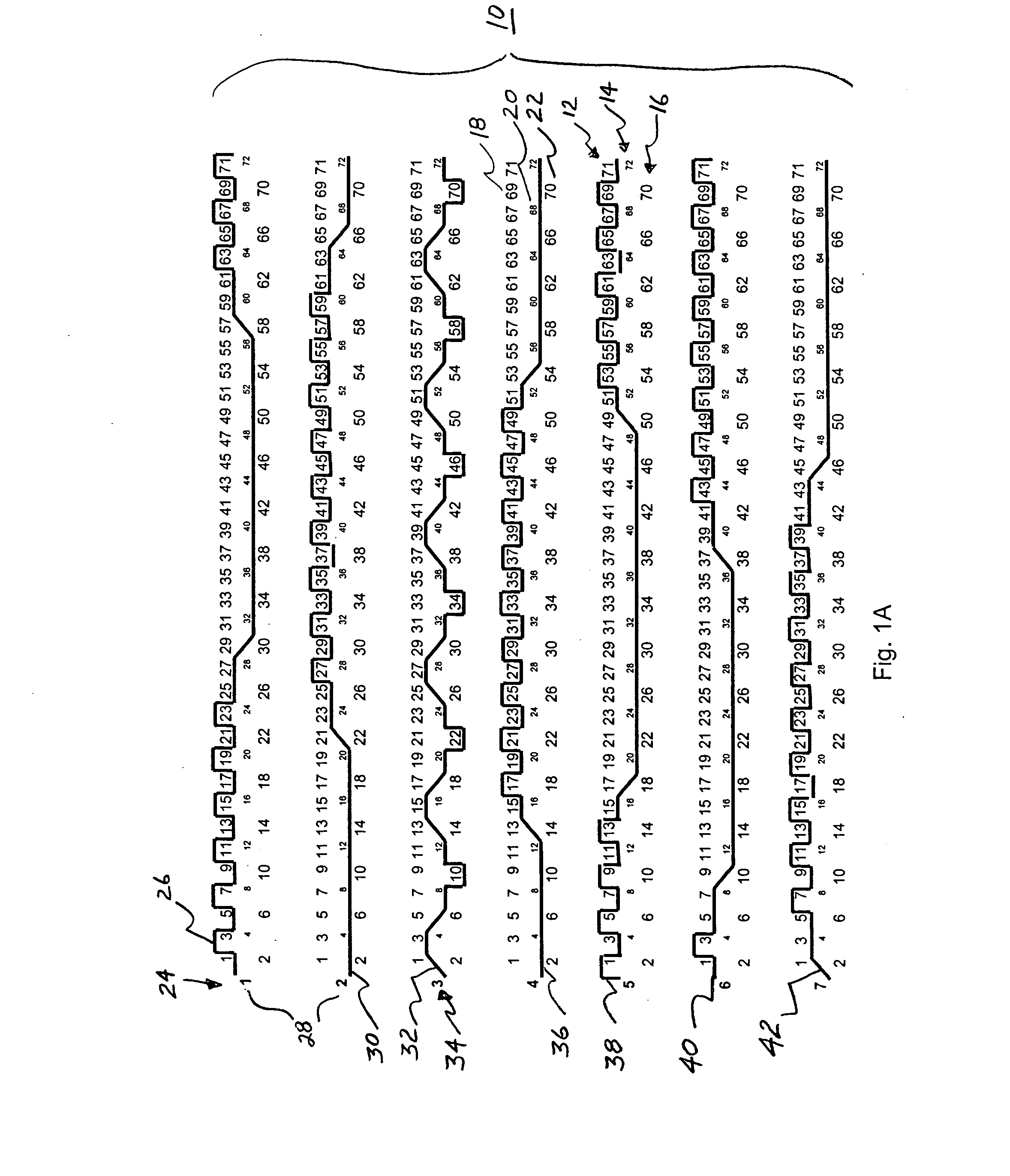 Hybrid warp exchange triple layer forming fabric