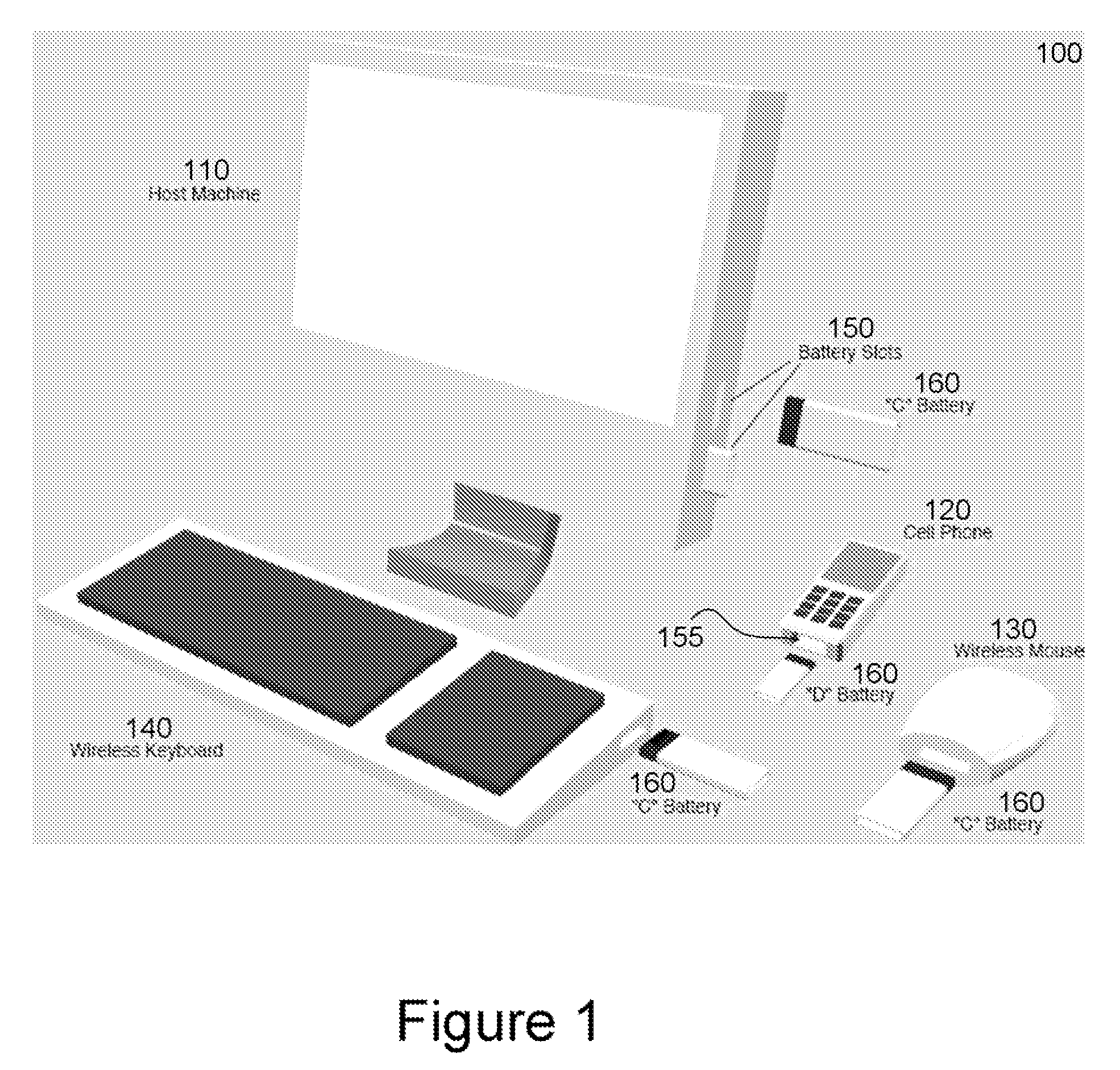 Battery charging system and mobile and accessory devices