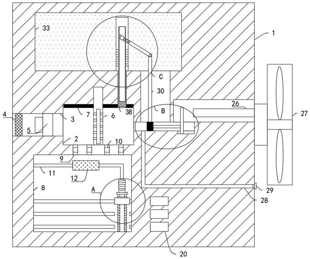 Alarm for detecting combustible gas