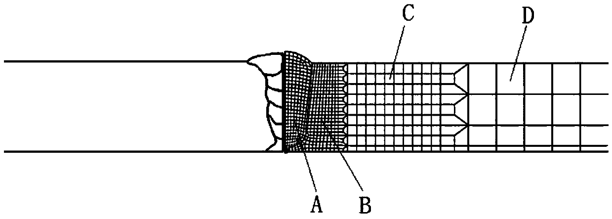 Method for Establishing Mesh Model of Welded Hybrid Bidirectional Transition Elements