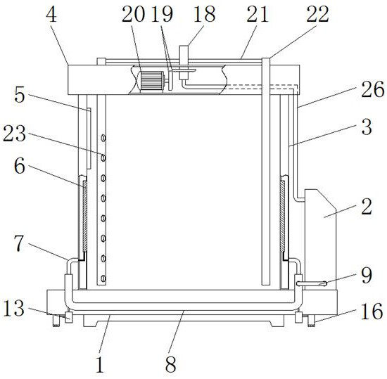 Multidirectional rapid disinfection assembly type disinfection door for epidemic prevention and control detection