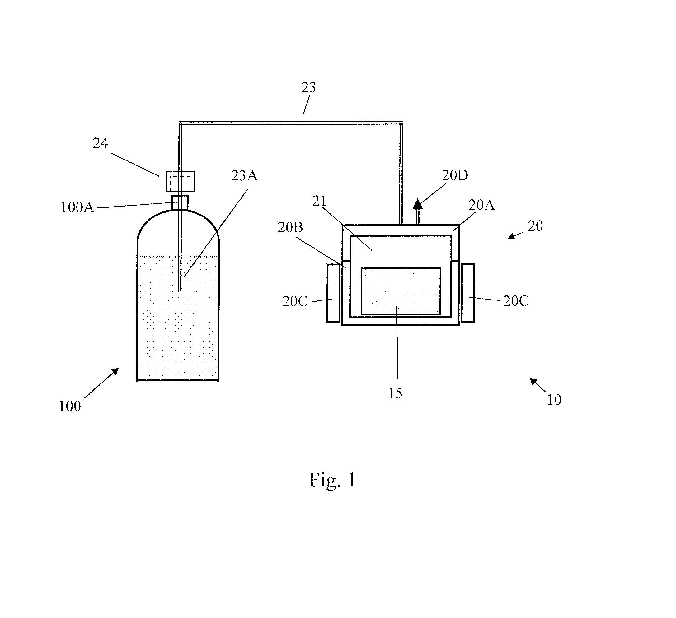 System, method and capsules for producing sparkling drinks