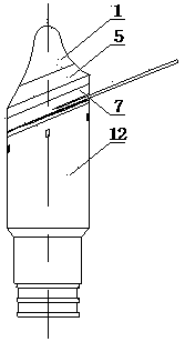 Coincident cutting assembly of cannular anastomat