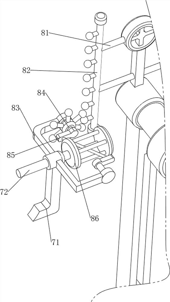 Arm muscle exercise equipment for rehabilitation department