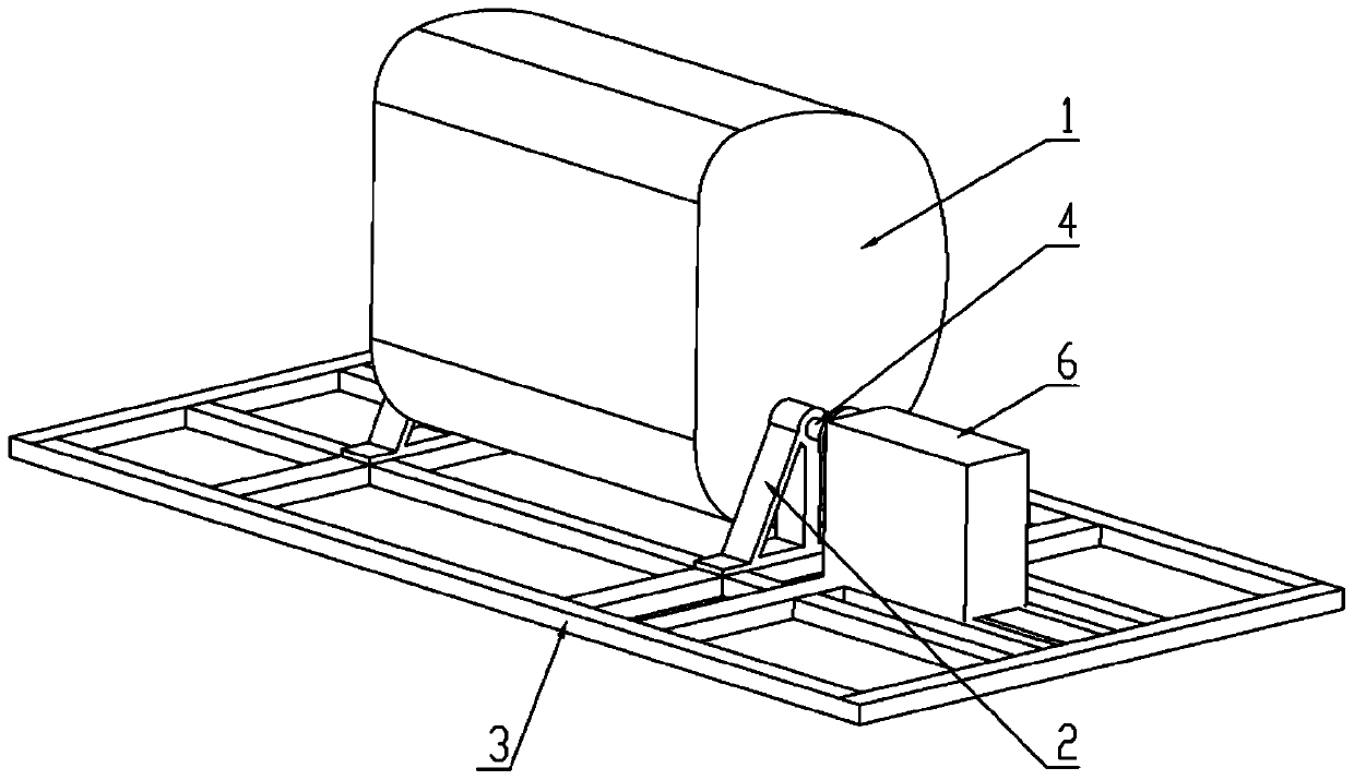 Active resonance c-type buoyancy pendulum wave energy generation device