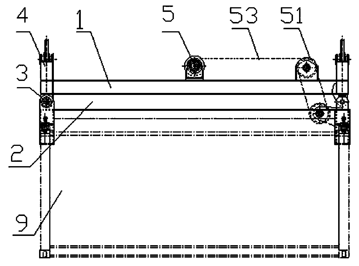 An automatic dumping container spreader