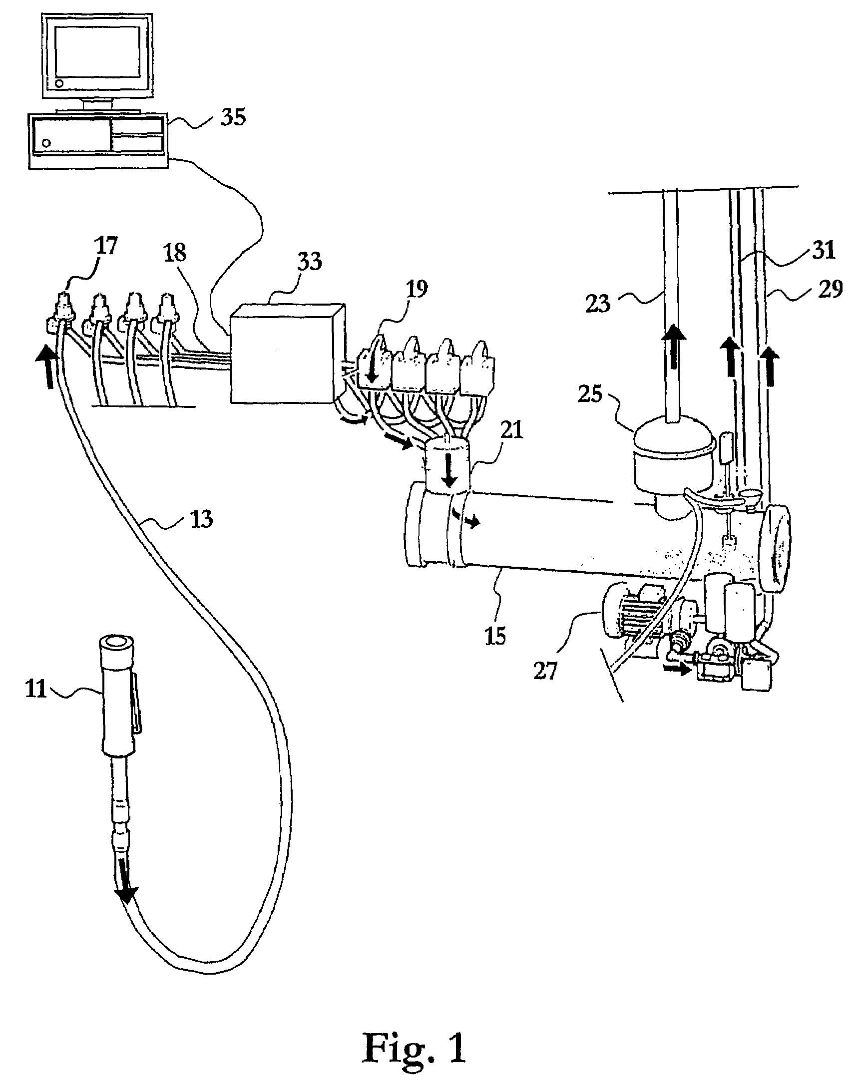 Method and apparatus for counting somatic cells or fat droplets in milk