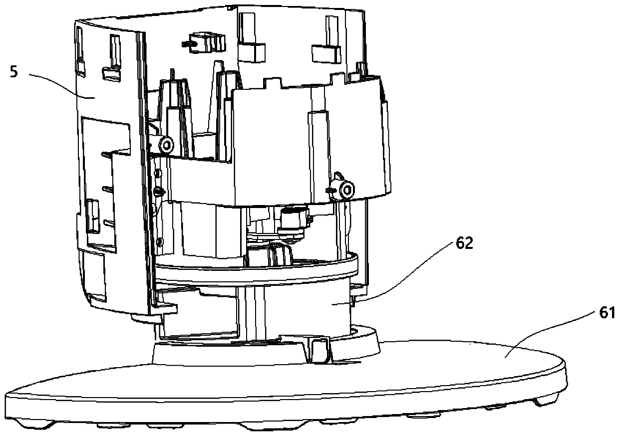 Head shaking mechanism and device with head shaking mechanism