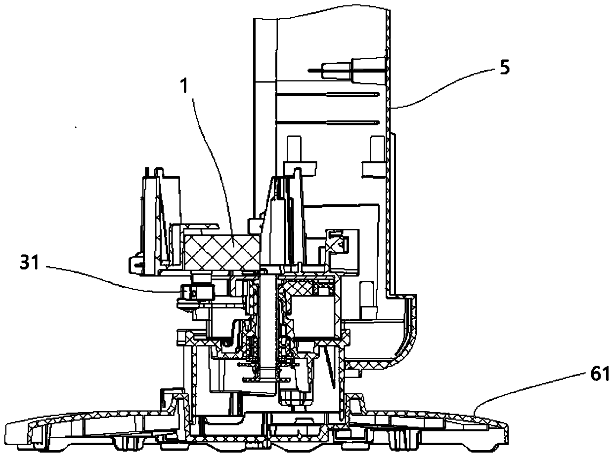 Head shaking mechanism and device with head shaking mechanism