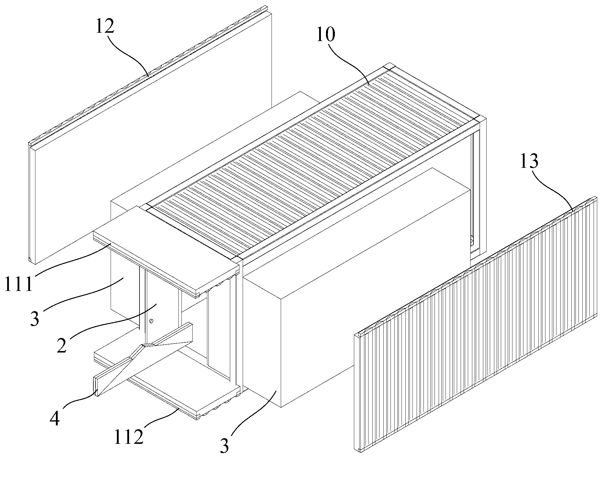 Method for building container house