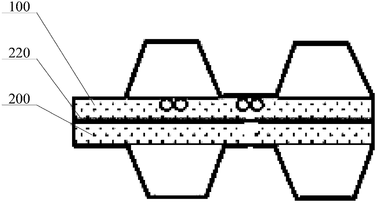 Fuel cell metal bipolar plate and fuel cell