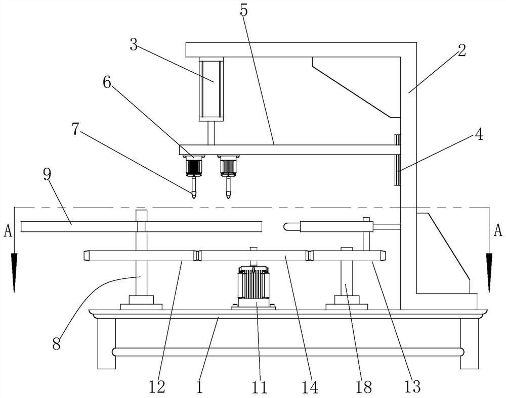 Drilling machining equipment for disc parts