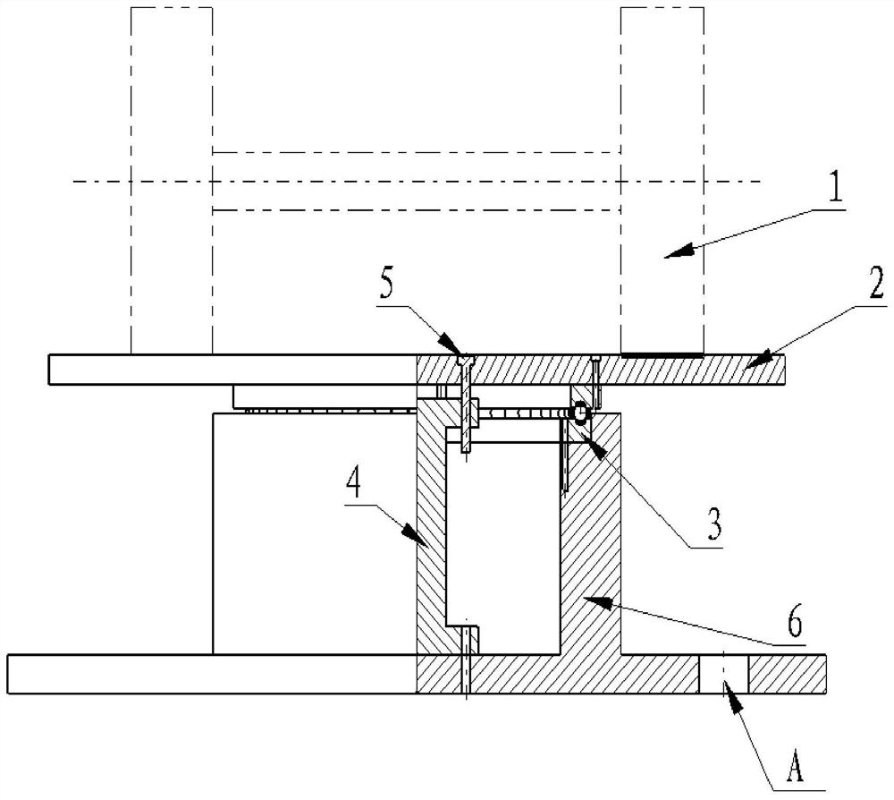 Device and method for measuring ground steering moment of main wheel turning