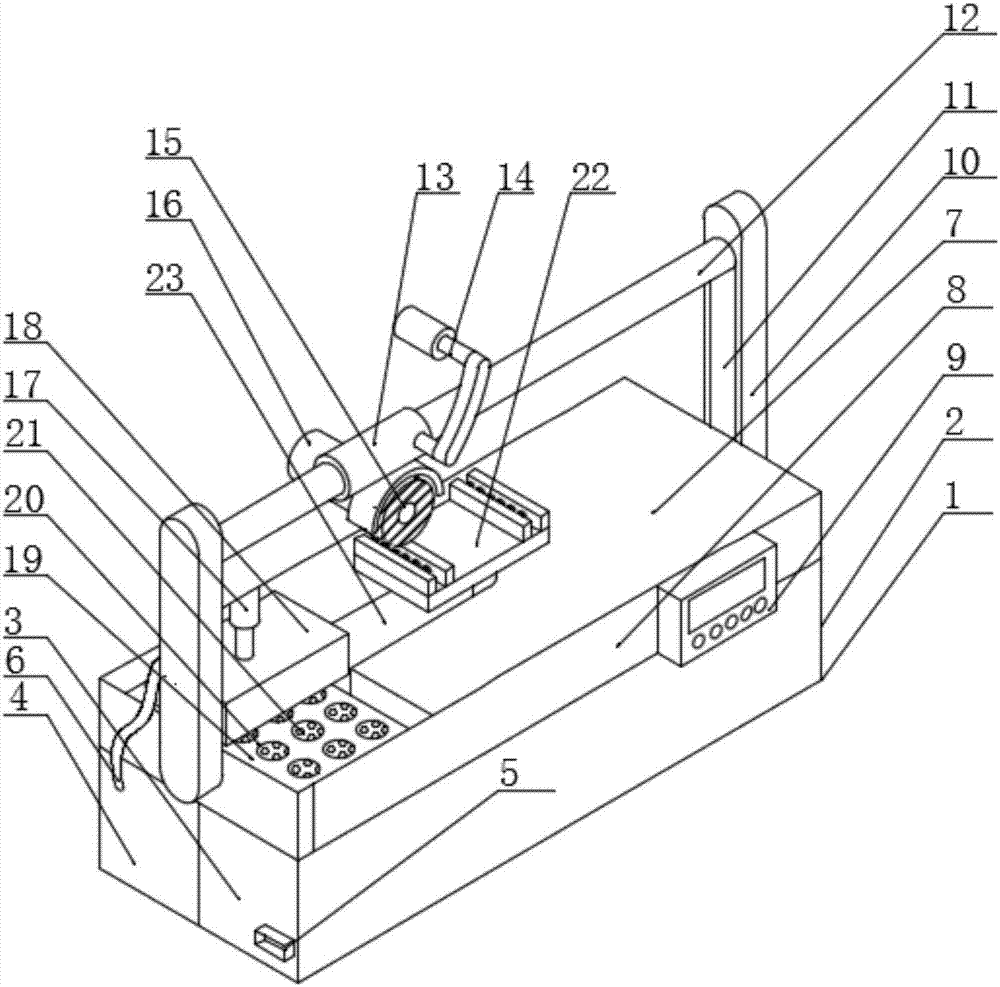 Intelligent robot beneficial for cutting plastic mould rim charge of mould cleaning