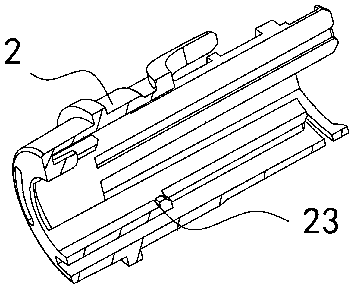 A blood collection pen capable of confirming that the blood collection needle is in place