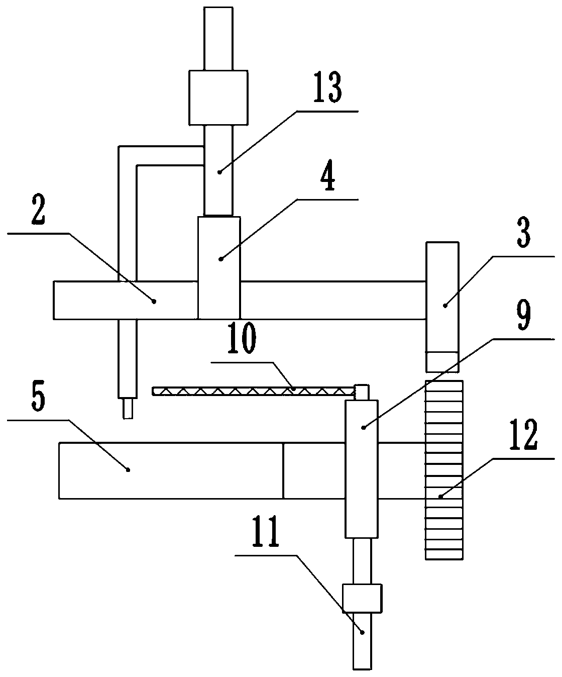 The marking device of the transistor