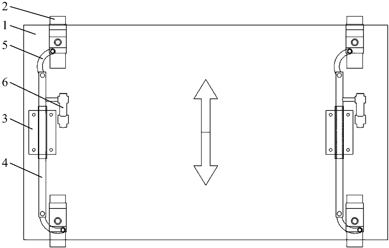 Walking chassis and high-altitude operation vehicle with same