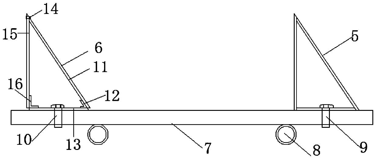 Rail car for superconducting direct current limiter and method for disassembling and assembling superconducting direct current limiter