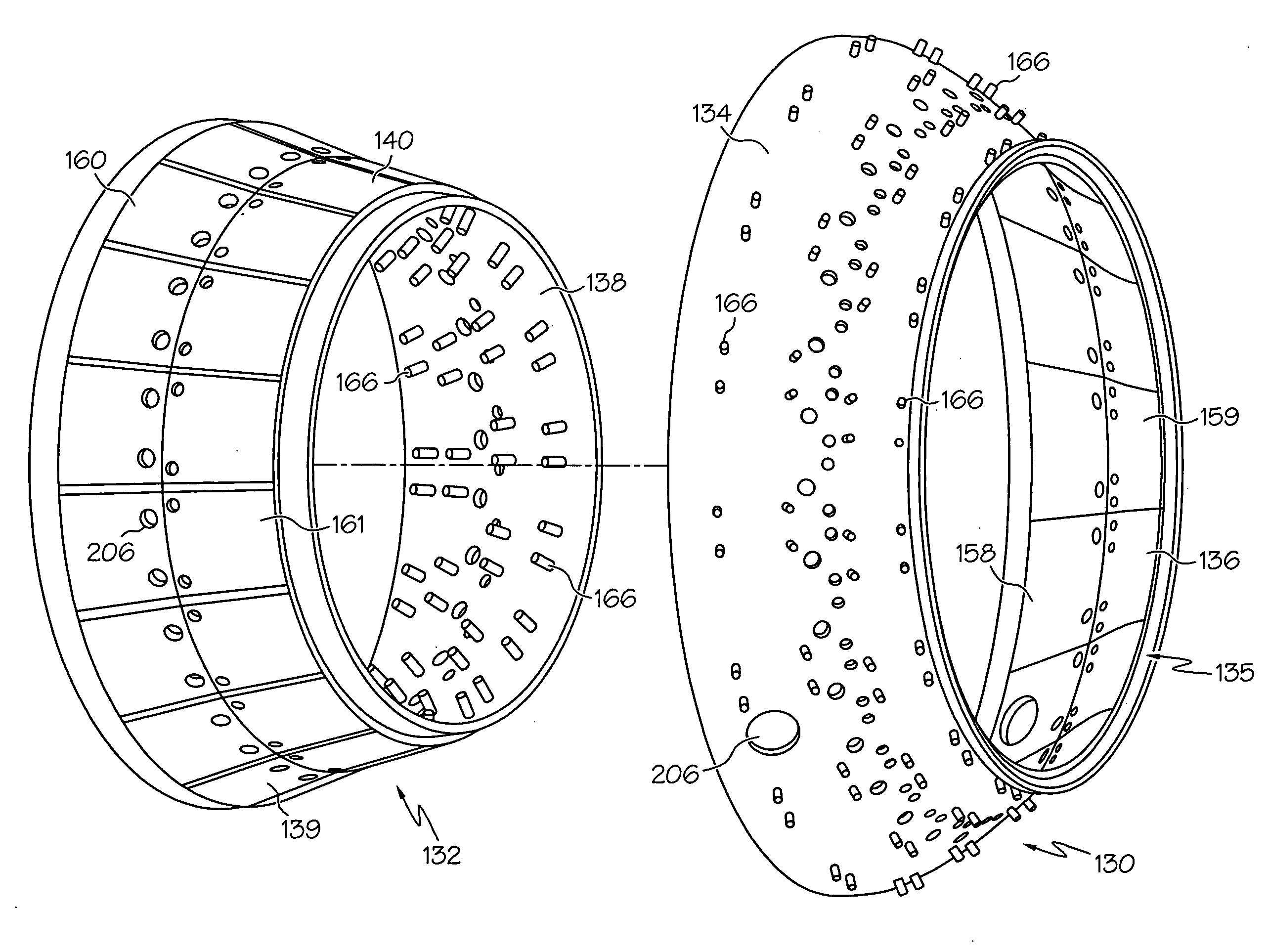 Dual wall structure for use in a combustor of a gas turbine engine