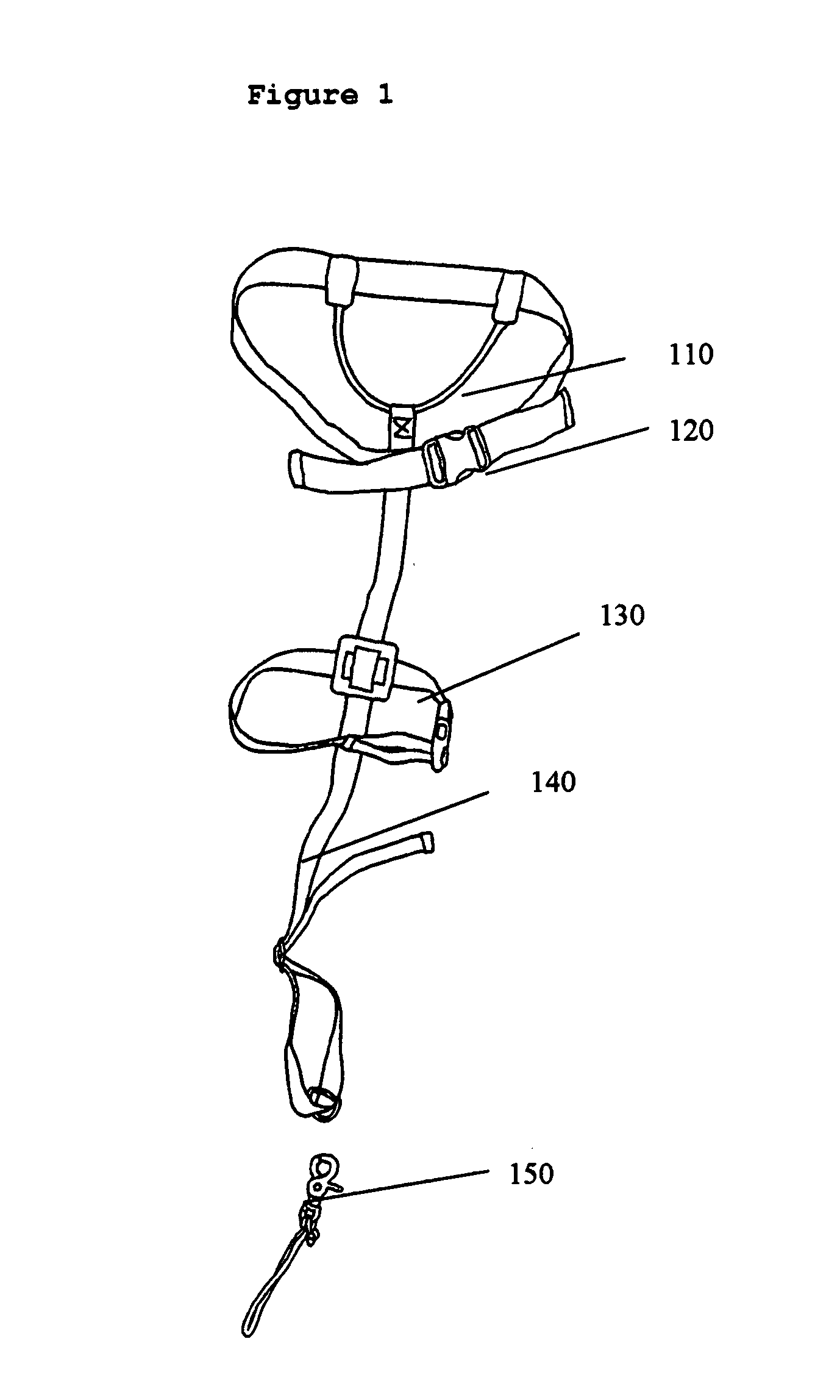 Device for supporting a snowboard during use