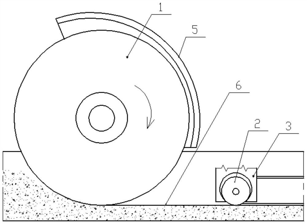 Highway subgrade maintenance pavement crack pouring method