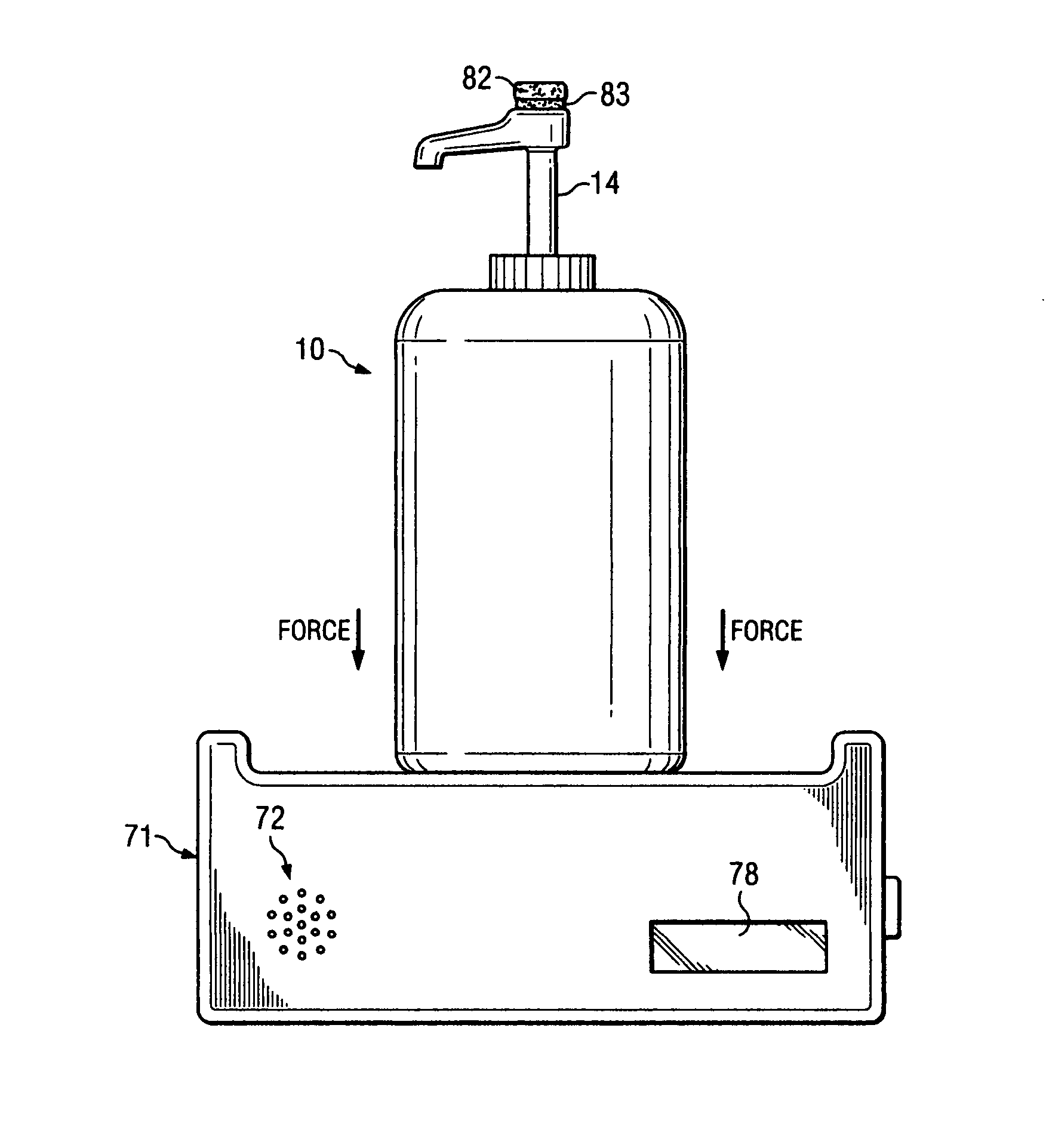 Soap dispenser base system