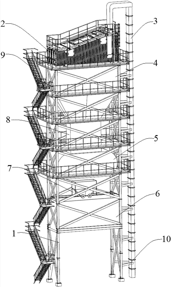 Asphalt mixing station