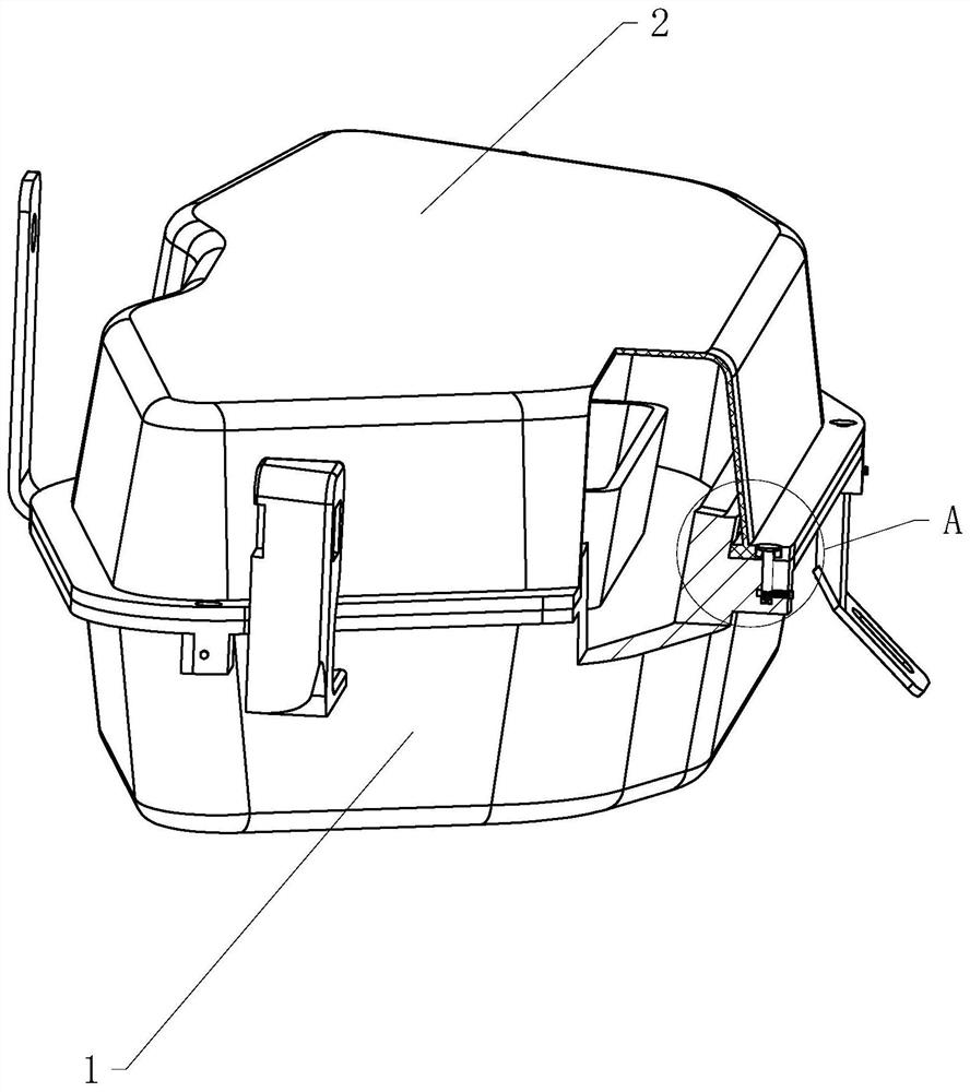 A motorcycle instrument box