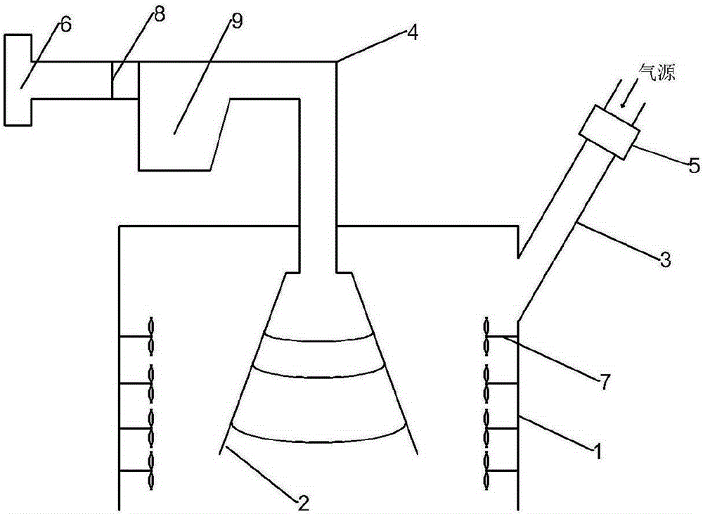 Carpet dust collection device suitable for fixed-point dust collection