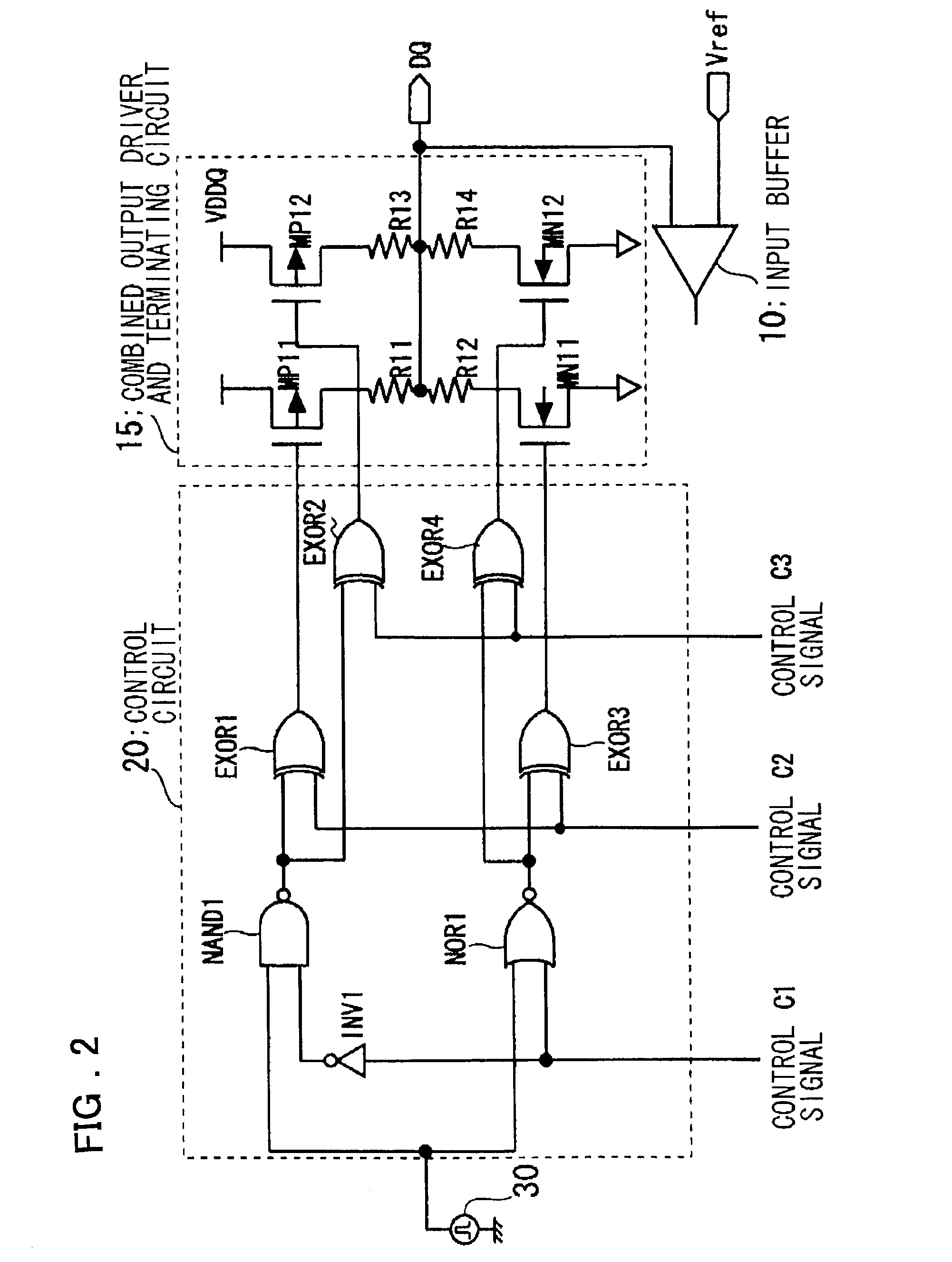 Input/output circuit, reference-voltage generating circuit, and semiconductor integrated circuit