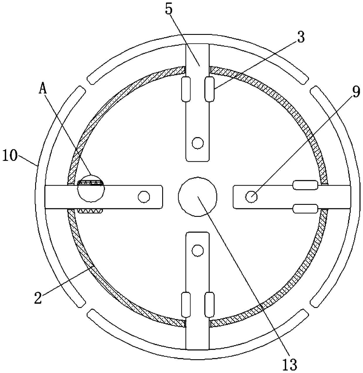 Anti-loosening device for steel wire winding barrel during transportation process