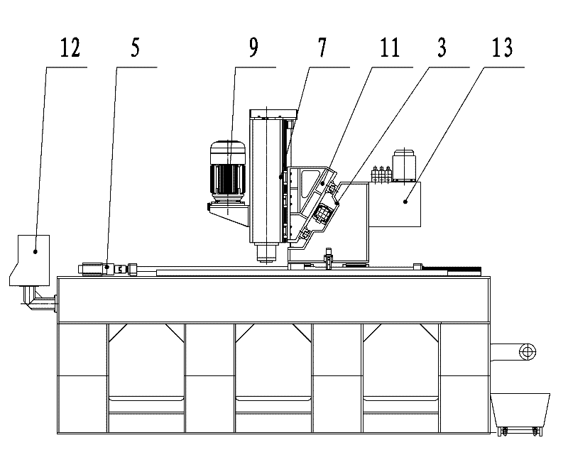 Numerical control milling and drilling machine