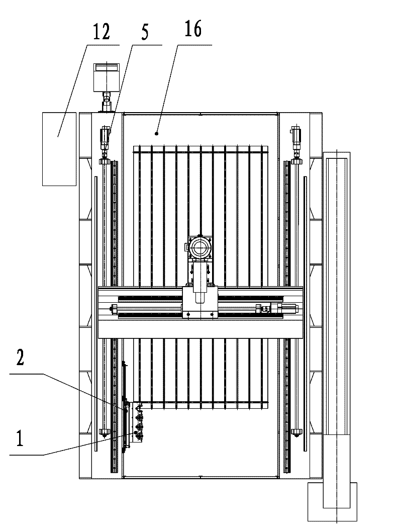 Numerical control milling and drilling machine