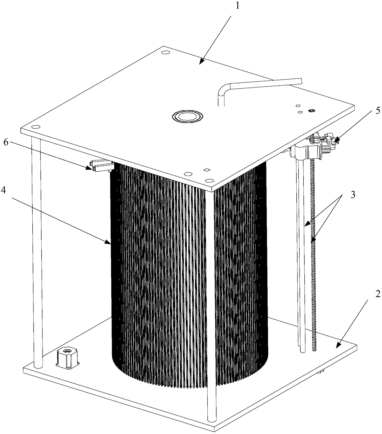 An optical fiber docking device