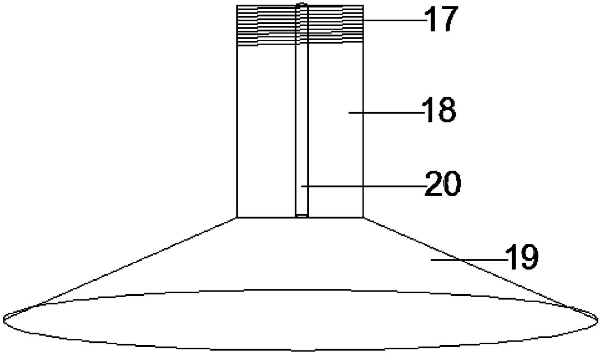 Automatic trunk loading device for bagged materials