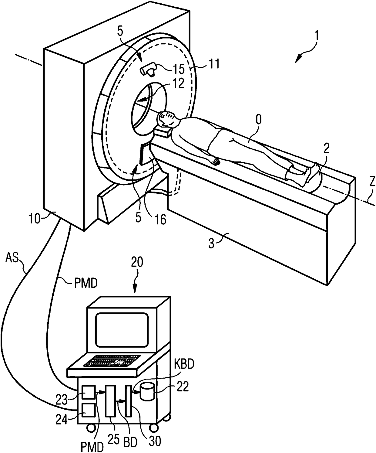 Contrast enhanced reproduction of spectral ct image data