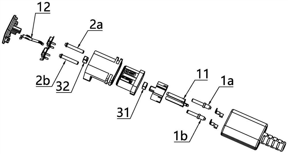 Plug-in type connector and liquid heater