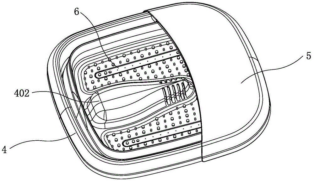 Foldable foot bath and its adjustment method