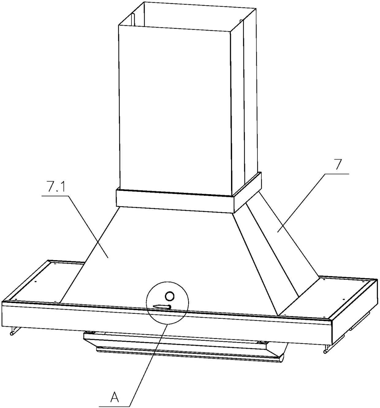 Range hood with anti-running smoke function and control method thereof