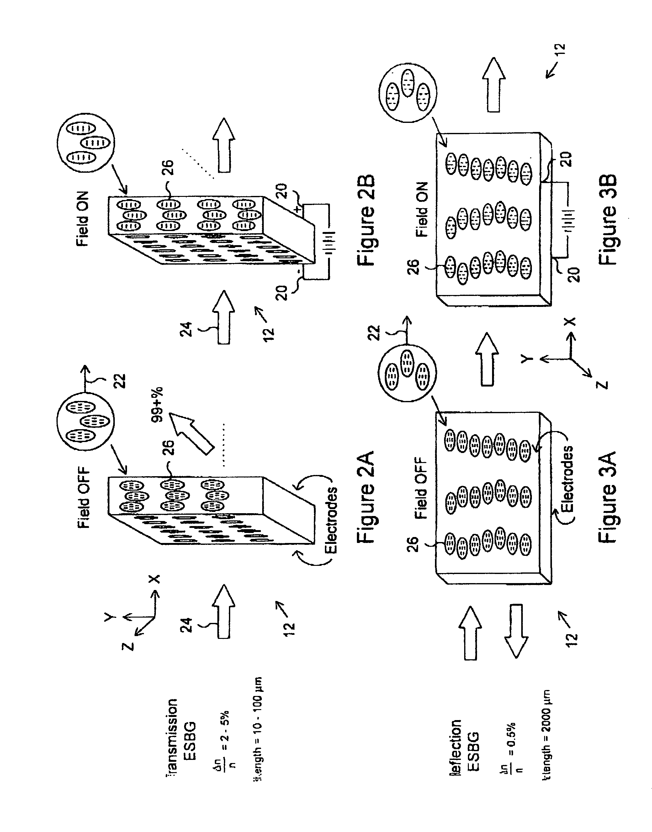 Switchable optical components