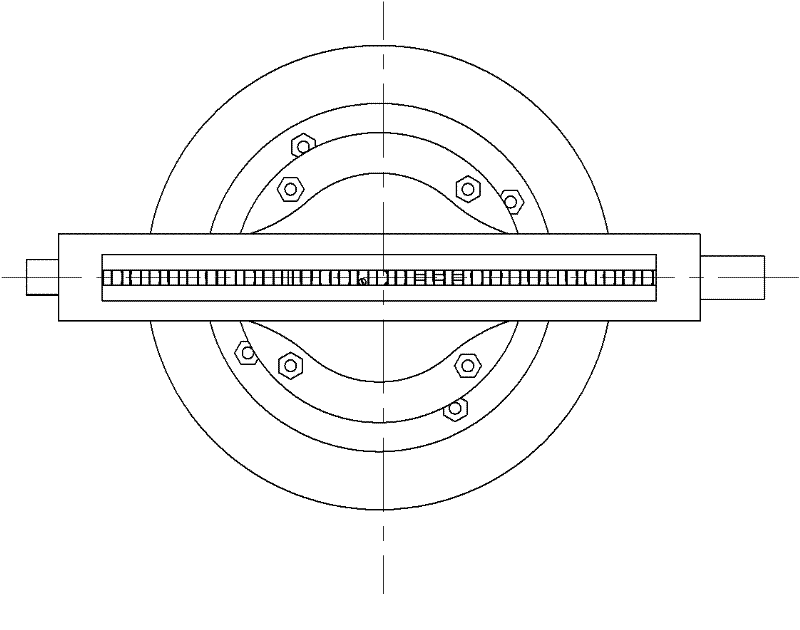 Methane nozzle device structure of methane fan heater combustor