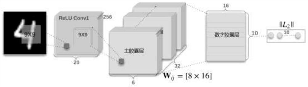 Vehicle re-identification method based on capsule network