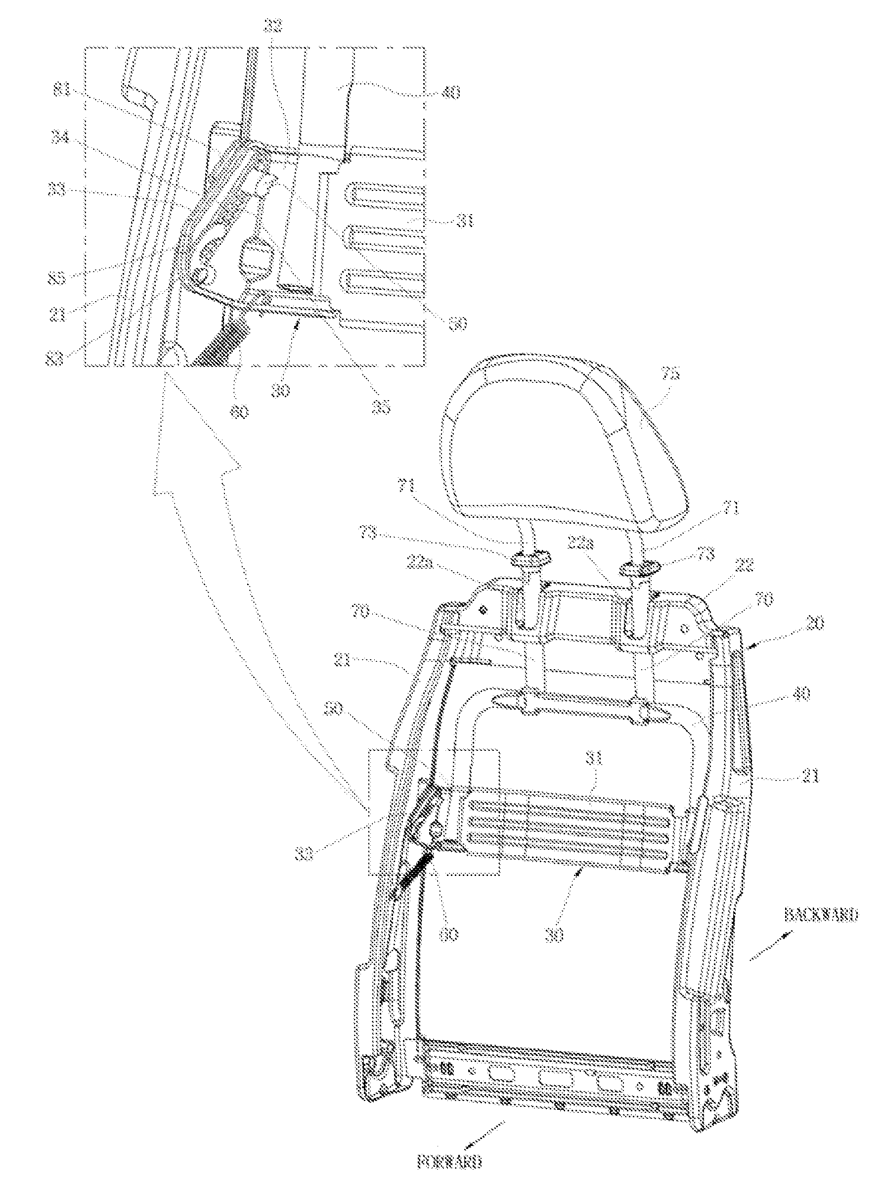 Active headrest apparatus for vehicle seat