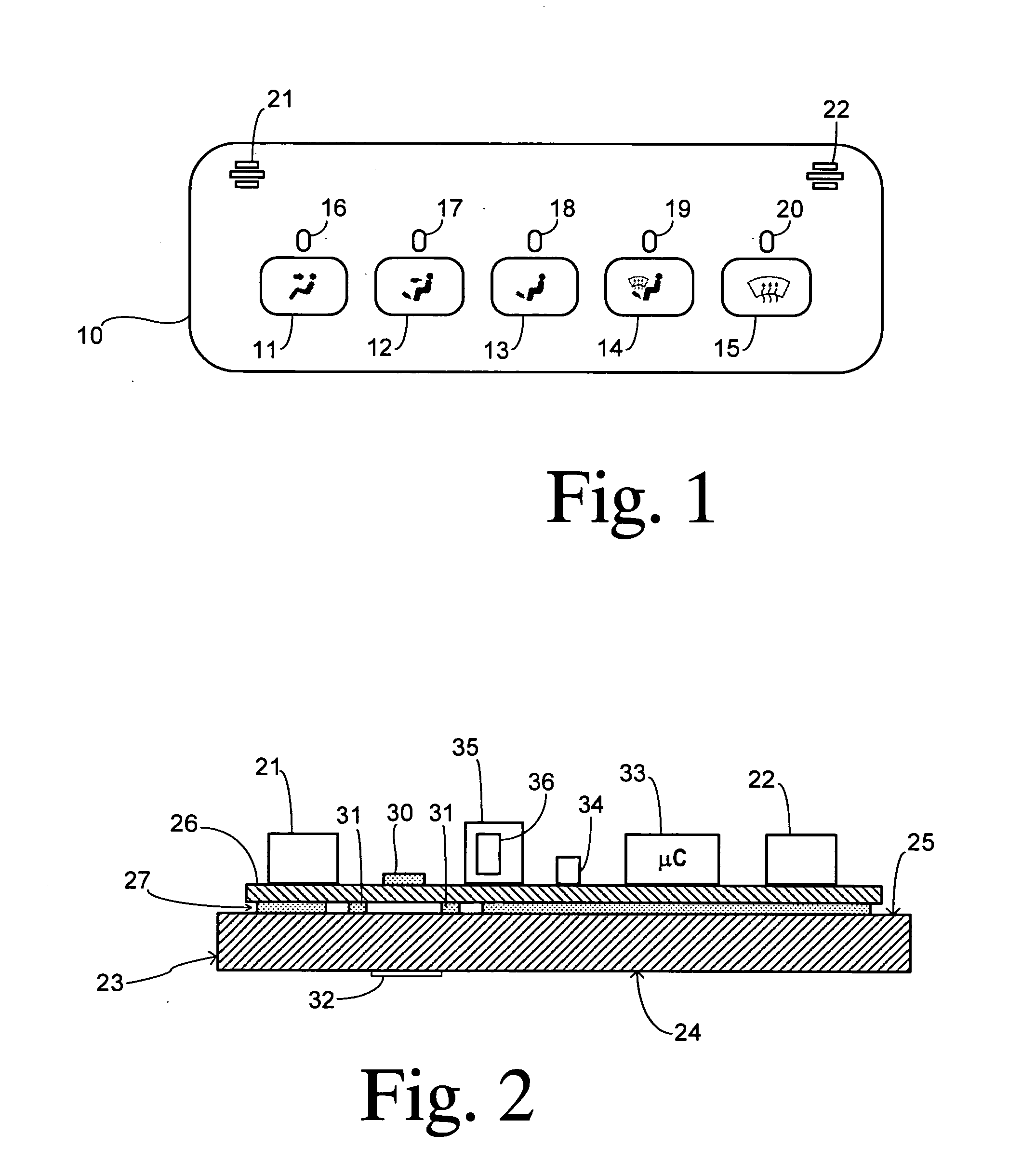 Vehicular touch switches with adaptive tactile and audible feedback