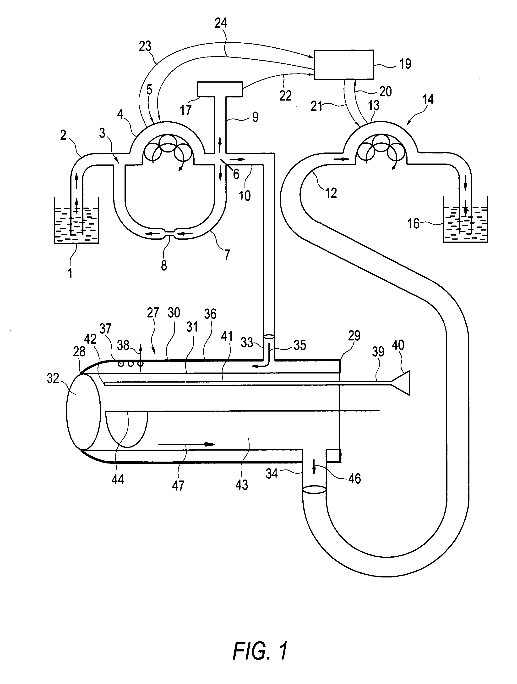 Efficient continuous flow irrigation system