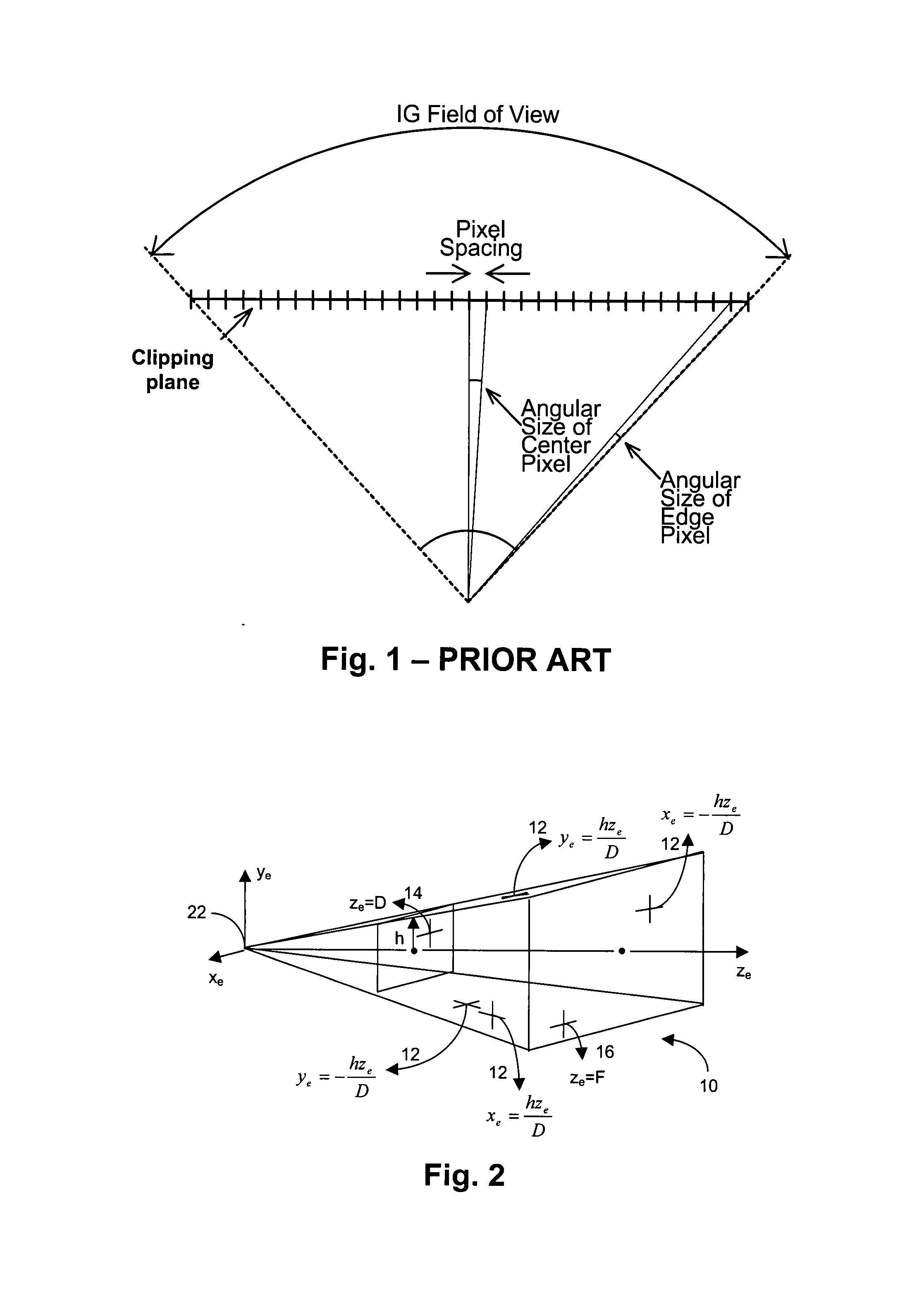 Non-linear image mapping using a plurality of non-coplanar clipping planes